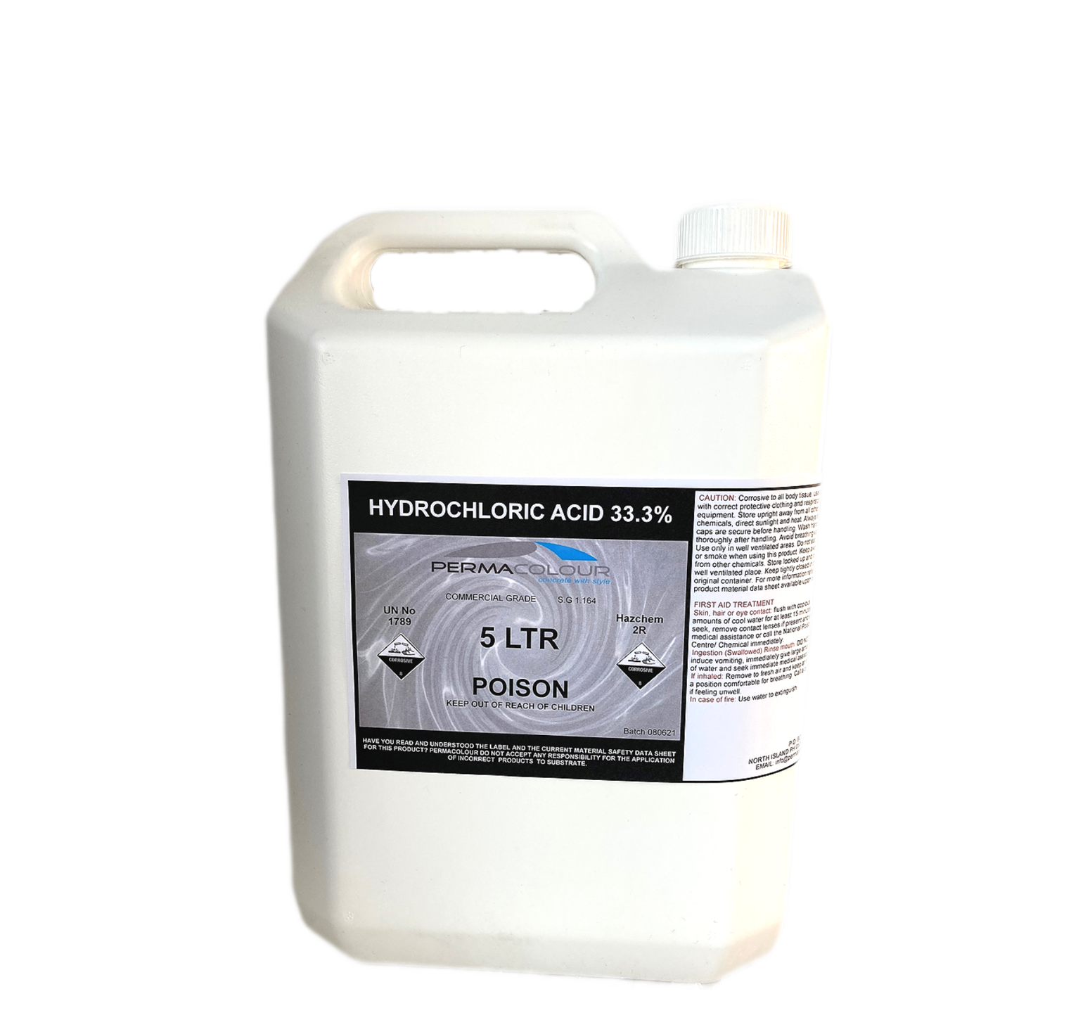 HYDROCHLORIC ACID 5L Permacolour