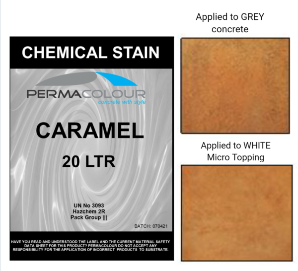 Chemical Stain Caramel