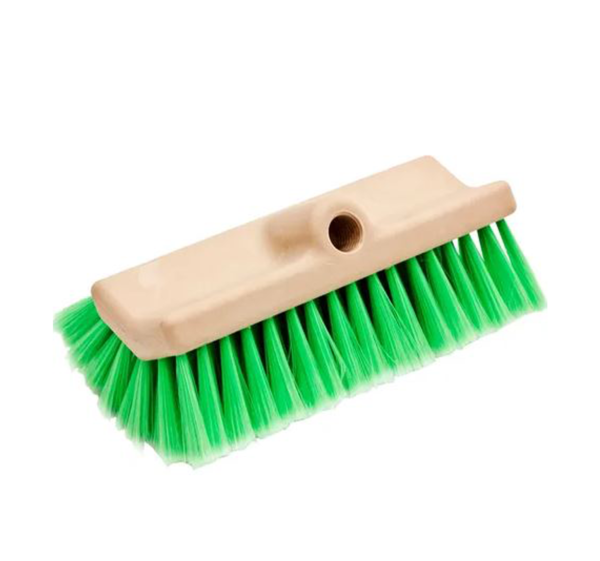 dual green wash broom