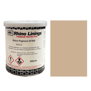 Polyaspartic beige pigment