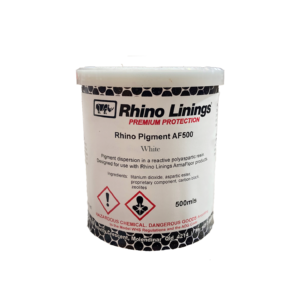 Polyaspartic white pigment