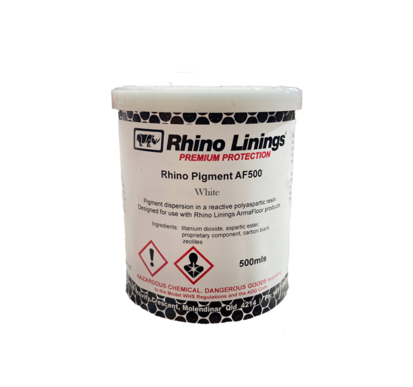 Polyaspartic white pigment